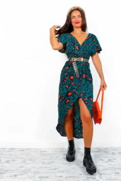 Adore Me - Forest Orange Leopard Midi Dress -Glamoros Clothing Shop AdoreMe ForestOrangeLeopardMidiDress3