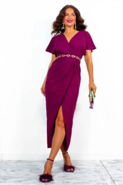 Adore Me - Plum Midi Dress 11 Adore Me - Plum Midi Dress -Glamoros Clothing Shop AdoreMe PlumMidiDress 3