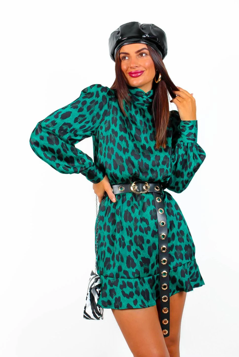 AX Paris Aint She Fierce - Forest Animal Print Mini Dress 2 AX Paris Aint She Fierce - Forest Animal Print Mini Dress - Image 2