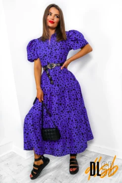 All Eyes On Me - Blue Print Midi Dress 12 All Eyes On Me - Blue Print Midi Dress -Glamoros Clothing Shop AllEyesOnMe BluePrintMidiDress 1