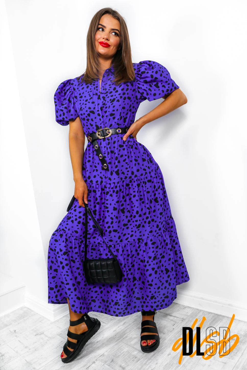 All Eyes On Me - Blue Print Midi Dress 6 All Eyes On Me - Blue Print Midi Dress - Image 6