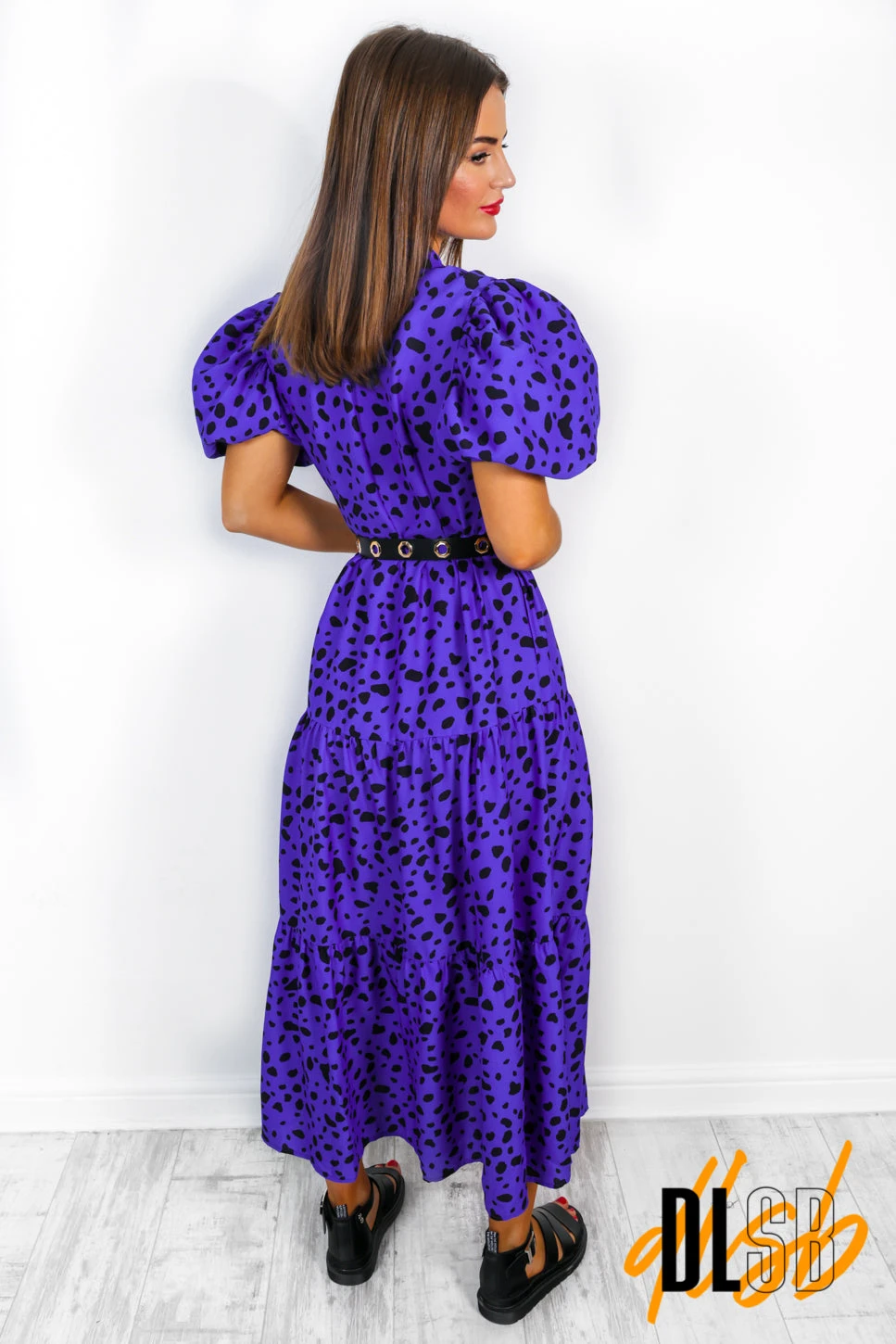All Eyes On Me - Blue Print Midi Dress 7 All Eyes On Me - Blue Print Midi Dress - Image 7