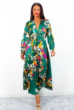 Beauty In Everything - Forest Multi Printed Pleated Midi Dress 12 Beauty In Everything - Forest Multi Printed Pleated Midi Dress -Glamoros Clothing Shop BeautyInEverything ForestMultiPrintedPleatedMidiDress 4