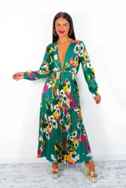 Beauty In Everything - Forest Multi Printed Pleated Midi Dress 10 Beauty In Everything - Forest Multi Printed Pleated Midi Dress -Glamoros Clothing Shop BeautyInEverything ForestMultiPrintedPleatedMidiDress 6