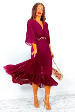 Dolce Vita - Wine Midi Dress -Glamoros Clothing Shop DolceVita WineMidiDress 2 5cf3963e 85f7 49fc badb aaed92978727
