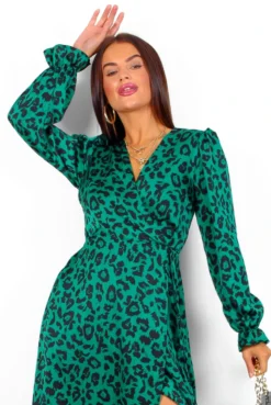 AX Paris Dont Tame Me - Forest Leopard Midi Wrap Dress 8 AX Paris Dont Tame Me - Forest Leopard Midi Wrap Dress -Glamoros Clothing Shop Don tTameMe ForestLeopardMidiWrapDress 6