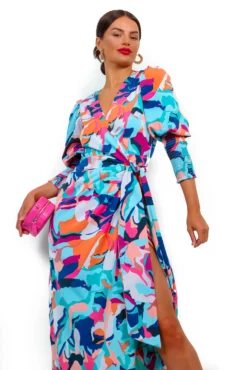 Glamorous Drive Em Wild - Blue Multi Abstract Midi Wrap Dress 16 Glamorous Drive Em Wild - Blue Multi Abstract Midi Wrap Dress -Glamoros Clothing Shop DriveEmWild BlueMultiAbstractMidiWrapDress 17