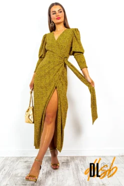 Glamorous Drive Em Wild - Mustard Leopard Wrap Dress -Glamoros Clothing Shop DriveEmWild MustardLeopardWrapDress 2