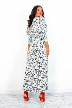 Glamorous Drive Em Wild - Black White Daisy Print Midi Wrap Dress 17 Glamorous Drive Em Wild - Black White Daisy Print Midi Wrap Dress -Glamoros Clothing Shop Drive EmWild BlackWhiteDaisyPrintMidiWrapDress 7