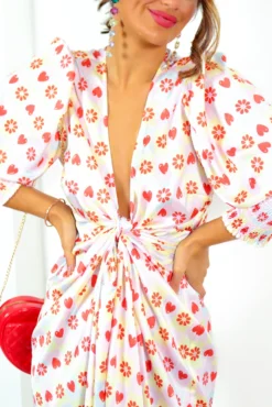 Glamorous Drive Em Wild - Pastel Pink Yellow Tile Print Midi Wrap Dress 22 Glamorous Drive Em Wild - Pastel Pink Yellow Tile Print Midi Wrap Dress -Glamoros Clothing Shop Drive EmWild PastelPinkYellowTilePrintMidiWrapDress 1