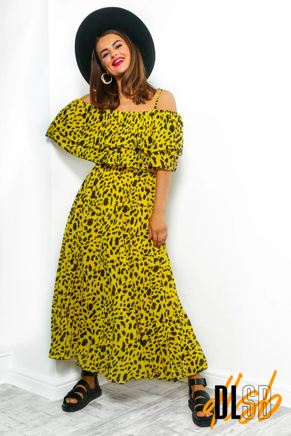 Fall In Love - Yellow Animal Print Maxi Dress 1 Fall In Love - Yellow Animal Print Maxi Dress