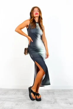 It's An Illusion - Black Ombre Midi Dress 7 It's An Illusion - Black Ombre Midi Dress -Glamoros Clothing Shop It sAnIllusion BlackOmbreMidiDress 3