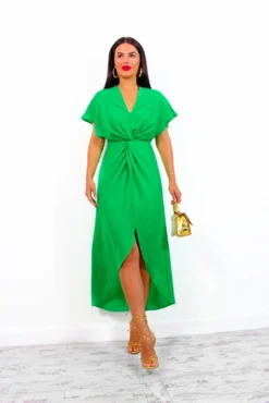 Knot In Love - Green Maxi Dress 10 Knot In Love - Green Maxi Dress -Glamoros Clothing Shop KnotInLove GreenMaxiDress3
