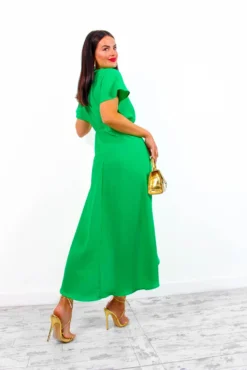 Knot In Love - Green Maxi Dress 11 Knot In Love - Green Maxi Dress -Glamoros Clothing Shop KnotInLove GreenMaxiDress5