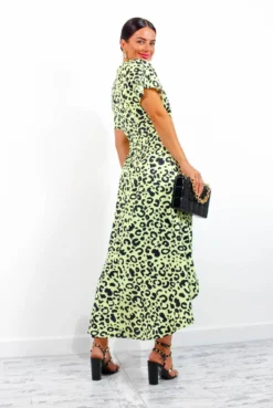 Knot In Love - Lemon Leopard Print Maxi Dress 13 Knot In Love - Lemon Leopard Print Maxi Dress -Glamoros Clothing Shop KnotInLove LemonLeopardPrintMaxiDress 3