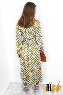 Lets Talk Tiger - White Animal Print Wrap Dress -Glamoros Clothing Shop LetsTalkTiger WhiteAnimalPrintWrapDress 3