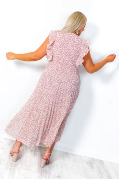 Mamma Mia - Blush Print Maxi Dress -Glamoros Clothing Shop MammaMia BlushPrintMaxiDress 4