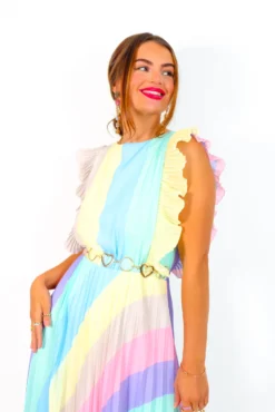 Mamma Mia - Pastel Stripe Maxi Dress 15 Mamma Mia - Pastel Stripe Maxi Dress -Glamoros Clothing Shop MammaMia PastelStripeMaxiDress 1