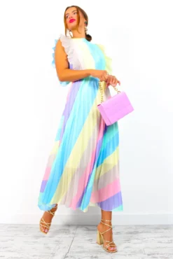 Mamma Mia - Pastel Stripe Maxi Dress 17 Mamma Mia - Pastel Stripe Maxi Dress -Glamoros Clothing Shop MammaMia PastelStripeMaxiDress 10