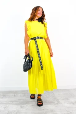 Mamma Mia - Yellow Maxi Dress -Glamoros Clothing Shop MammaMia YellowMaxiDress 2