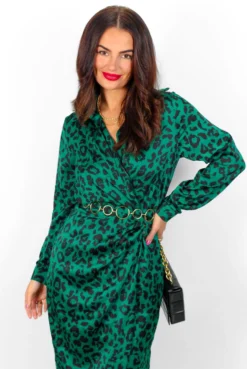 AX Paris Play With My Feelings - Forest Leopard Satin Midi Dress -Glamoros Clothing Shop PlayWithMyFeelings ForestLeopardSatinMidiDress 10