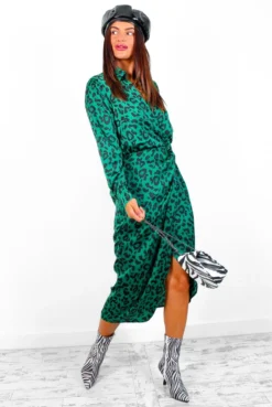AX Paris Play With My Feelings - Forest Leopard Satin Midi Dress -Glamoros Clothing Shop PlayWithMyFeelings ForestLeopardSatinMidiDress 2