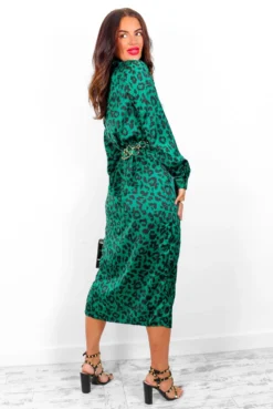 AX Paris Play With My Feelings - Forest Leopard Satin Midi Dress -Glamoros Clothing Shop PlayWithMyFeelings ForestLeopardSatinMidiDress 9