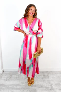 The Finer Things In Life - Cream Pink Print Midi Dress 11 The Finer Things In Life - Cream Pink Print Midi Dress -Glamoros Clothing Shop TheFinerThingsInLife CreamPinkPrintMidiDress 1