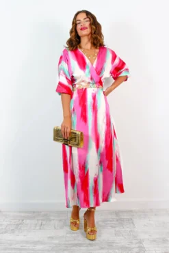 The Finer Things In Life - Cream Pink Print Midi Dress 12 The Finer Things In Life - Cream Pink Print Midi Dress -Glamoros Clothing Shop TheFinerThingsInLife CreamPinkPrintMidiDress 4