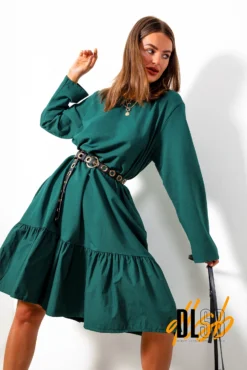 Tier My Love - Forest Long Sleeved Midi Dress -Glamoros Clothing Shop TierMyLove ForestLongSleevedMidiDress3