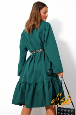 Tier My Love - Forest Long Sleeved Midi Dress -Glamoros Clothing Shop TierMyLove ForestLongSleevedMidiDress5