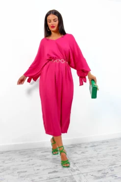 V My Baby - Fuchsia Maxi Dress 7 V My Baby - Fuchsia Maxi Dress -Glamoros Clothing Shop VMyBaby FuchsiaMaxiDress4