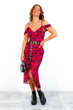 Epitome Of Elegance - Magenta Orange Leopard Midi Dress 8 Epitome Of Elegance - Magenta Orange Leopard Midi Dress -Glamoros Clothing Shop image fbba7a05 72ba 4109 87d5 87a53d2eef72